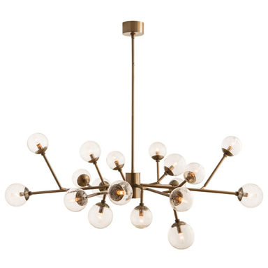Arteriors Dallas Chandelier - Vintage Brass