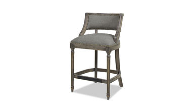 Paris Farmhouse Bar Stool and Counter Stool with Backrest