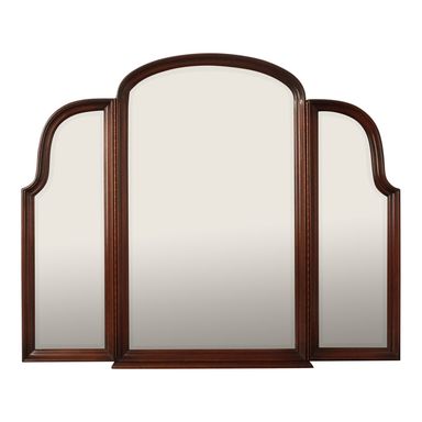 Ethan Allen 'Georgian Court' Cherry Trifold Dresser Mirror