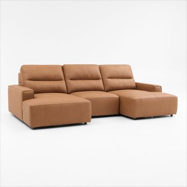 Morena 3-Piece Extendable Sectional with Dual Chaise | Value City Furniture