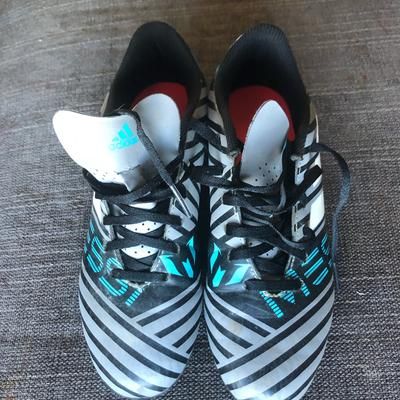 Adidas Shoes | Boys Adidas Soccer Shoes | Color: Black/Gray | Size: 4.5b