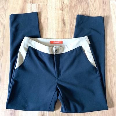 Anthropologie Pants & Jumpsuits | Anthropologie Black And Tan Slacks 6 | Color: Black/Tan | Size: 6