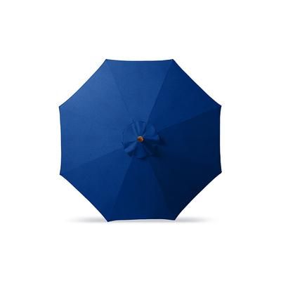 7-1/2' Round Outdoor Market Umbrella - Natural, Black - Frontgate