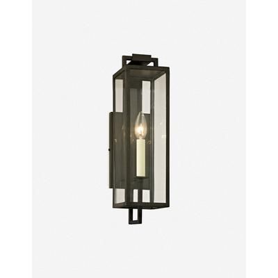 Judy Outdoor Sconce, Black, 16.5"H
