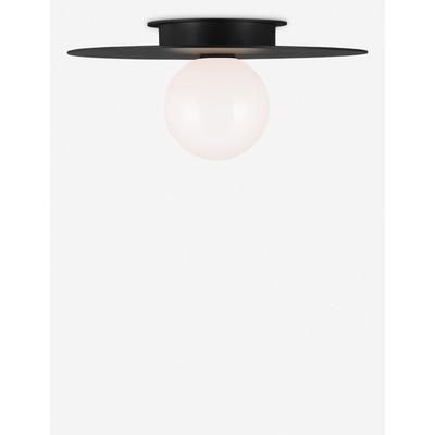 Nodes Flush Mount Light by Kelly Wearstler, Black, 14"Dia