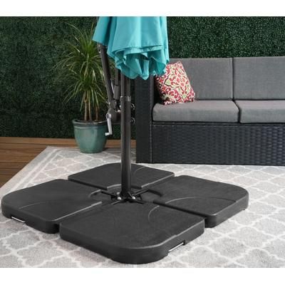 Westin Outdoor 4-Piece Umbrella Weights, Black/Gray