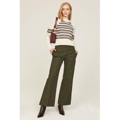 Veronica Beard Jimena Sweater White-multicolored-print