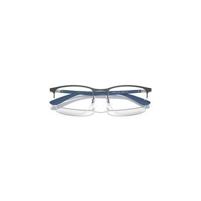 Ray-Ban Rb6513 Optics Eyeglasses Sand Light Blue Frame Clear Lenses Polarized 55-20