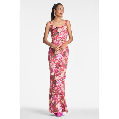 LANA GOWN - DEEP PINK DAHLIA - FINAL SALE