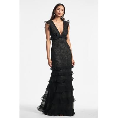 SERAFINA GOWN - BLACK