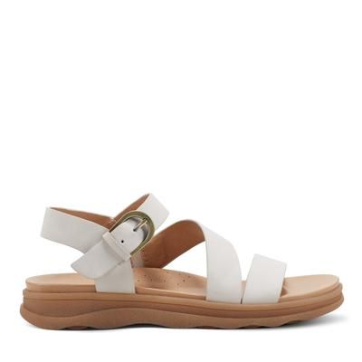 Womens Sandal Shoe | Sandal Shoes | earth® Lainey Casual Strappy Round Toe Flat Sandals | Size 7.5 | Earth Shoes