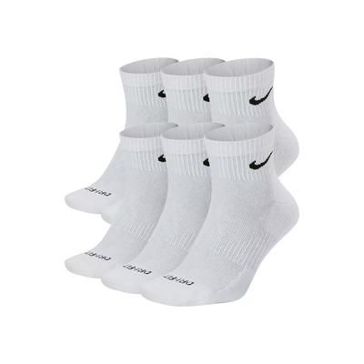 Nike Everyday Plus Cushioned Ankle Socks 6 Pack | Men | Women's | White | Size L | Socks | Ankle | Athletic