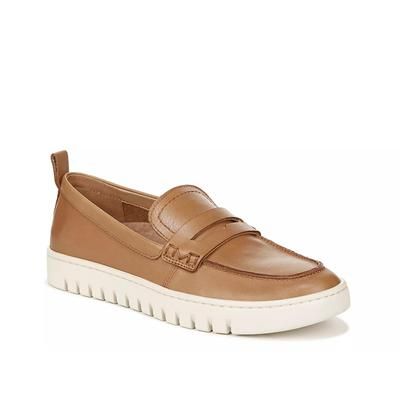 Vionic Wide Width Uptown Penny Loafer | Women's | Camel Brown Leather | Size 8.5 | Flats | Loafers