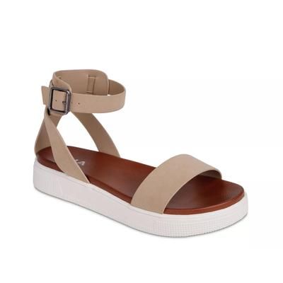 Mia Ellen Platform Sandal | Women's | Beige | Size 9 | Sandals | Ankle Strap