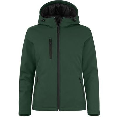 CLIQUE by Cutter & Buck Women's Plus Equinox Softshell Jacket - Bottle Green - 3X