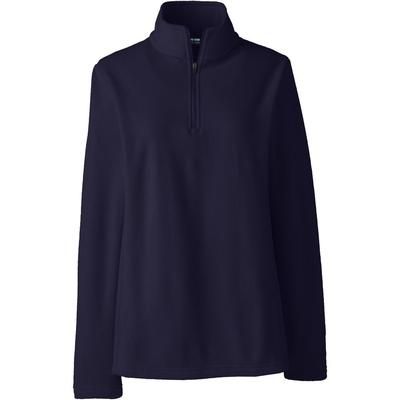 Women's Thermacheck 100 Embroidered Fleece Quarter Zip Pullover Top - True Navy - S