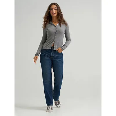 Women’s Lee Classic Rider Jeans Hyper Dark (Size 24 x 31 Inches (M))