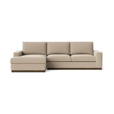 Holt Sectional Villa Sand Left Beige/White Modern