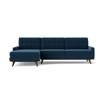 Hopson Sectional Royale Cobalt Left Blue Mid-Century Modern