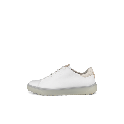 ECCO Golf Tray - Women's Leather Golf Shoe - White