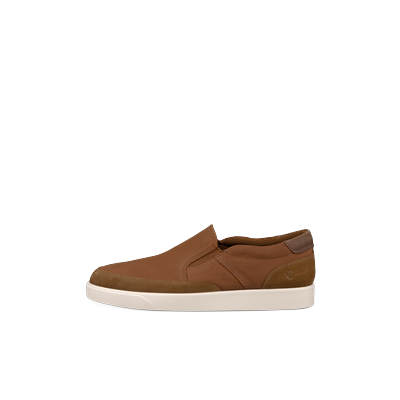 ECCO Street Lite - Men's Nubuck Slip-On - Brown
