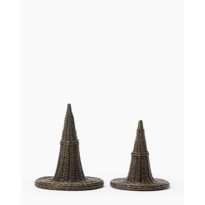 Wicker Witch Hats (Set of 2)