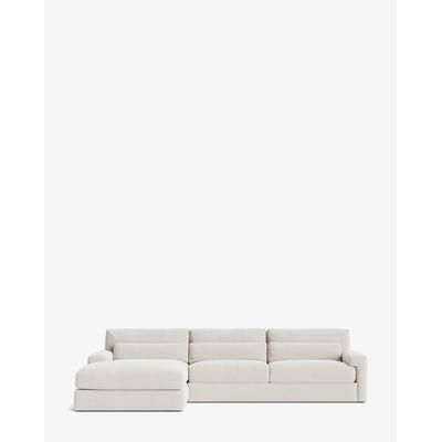 Beckstead Chaise Sectional Right Chaise/Belgian Linen/Basalt Belgian Linen