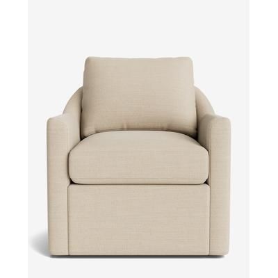 Quinnton Swivel Chair Linen/Bisque Linen