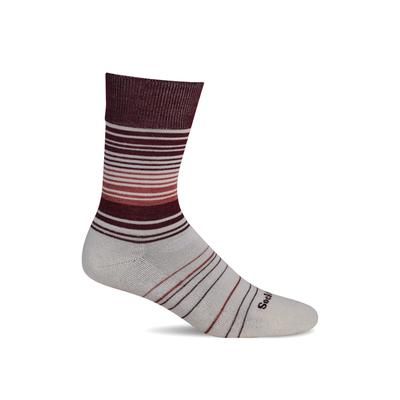 Women's Easy Does It | Relaxed Fit Socks S/M Grey | Relaxed Fit/Diabetic Friendly by Sockwell Socks