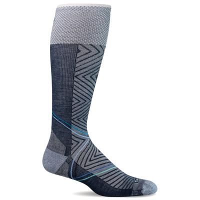 Women's Pulse Knee High | Firm Graduated Compression Socks S/M Grey | Sport Compression by Sockwell Socks