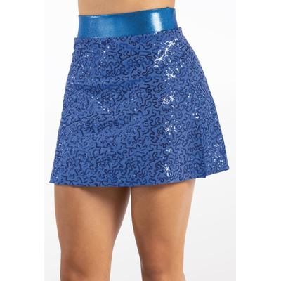 Sequin Performance Skirt - Royal - Small Child - Dance Skirt 14833