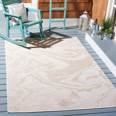 Safavieh Martha Stewart Collection Abstract 5' x 8' Area Rug, Ivory/Beige