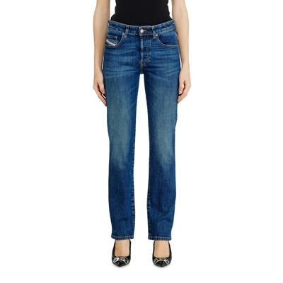 Diesel Regular Jeans Low Waist 1989 D-Mine, Medium blue, Button fly