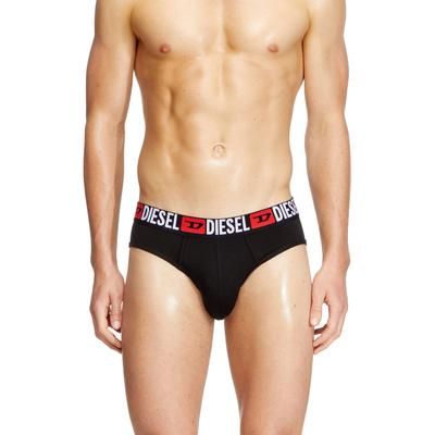 Diesel - Three-pack of solid-colour briefs - Briefs - Man - Black