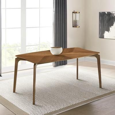 Armen Living Kalia Dining Table, Brown