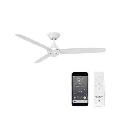 Wac lighting Smart Fans Blitzen 54in Indoor or Outdoor Smart Home Ceiling Fan - Matte White