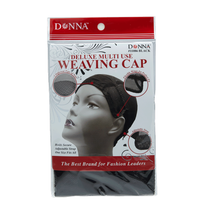 Donna Black Multi Use Weaving Cap