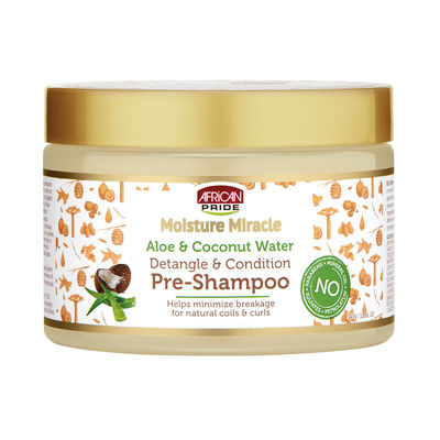 African Pride Moisture Miracle Aloe & Coconut Water Pre-Shampoo