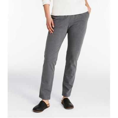Women's Perfect Fit Pants, Original Tapered-Leg Dark Gray Heather Large, Cotton L. L.Bean