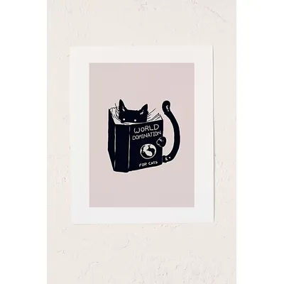 Tobe Fonseca World Domination For Cats Art Print at Urban Outfitters
