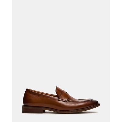 Steve Madden Men's Lightning Slip-On Loafers - Tan - Size 10 - Leather