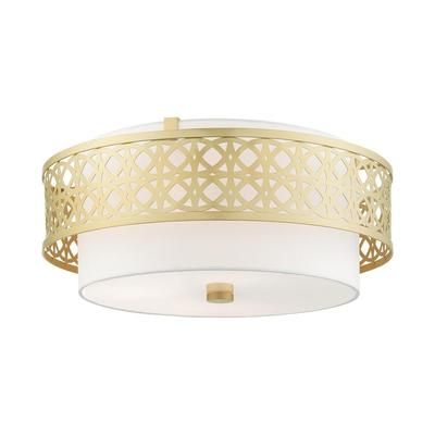 Aspenwood 4 Light Soft Gold Semi Flush Mount