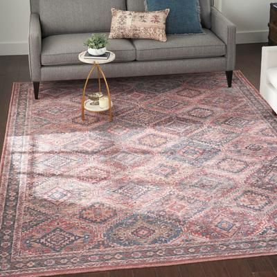 Nourison Home Machine Washable Series 9'2" x 12' Multicolor Vintage Indoor Rug