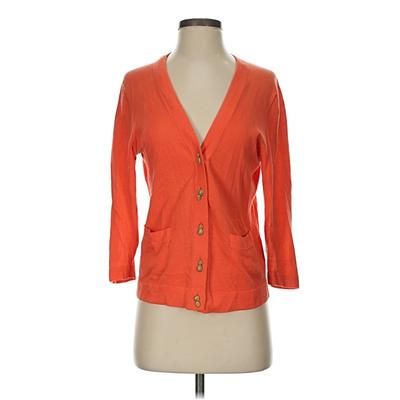 J.Crew Cardigan Sweater: Orange Sweaters & Sweatshirts - Size X-Small