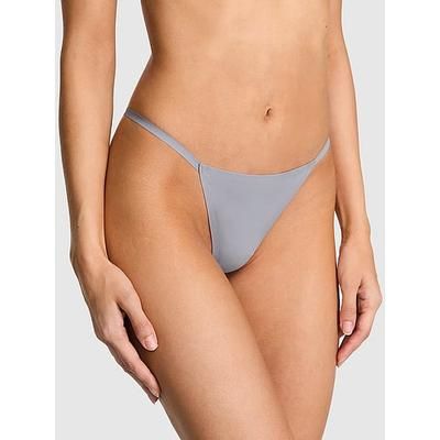 No-Show V-String Panty, Grey, XL - Women's Panties - PINK