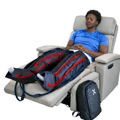 Echelon Air compression recovery boots with adjustable pressure levels and massage modes designed to support circulation and muscle recovery