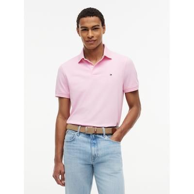Tommy Hilfiger Men's Regular Fit Stretch Tommy Polo - Classic Pink - XS