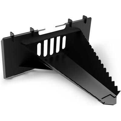 Garvee Economy Series Stump Bucket Attachment Universal Skid Steer Quick Tach Serrated Leading Edge Tree Scoop Digger for Removing Smaller Tree