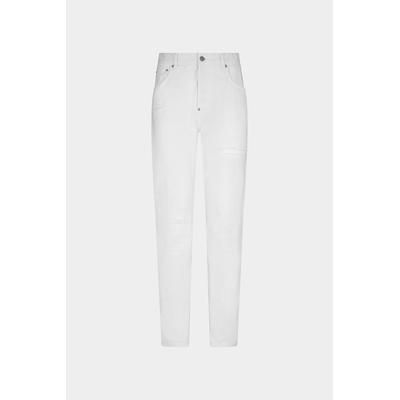 D2 - Dyed Ripped 642 Jeans, Woman, White, Size: 34