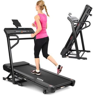 GAOMON Steel Pipe Plastic Motor Incline Decline Commercial Treadmill Professional Indoor Full Body Cardio Fitness Equipment Black one_size